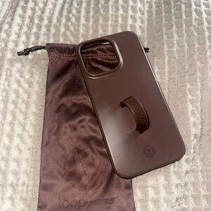 Loopy Case Dark Brown Phone Case - iPhone 14 Pro Max